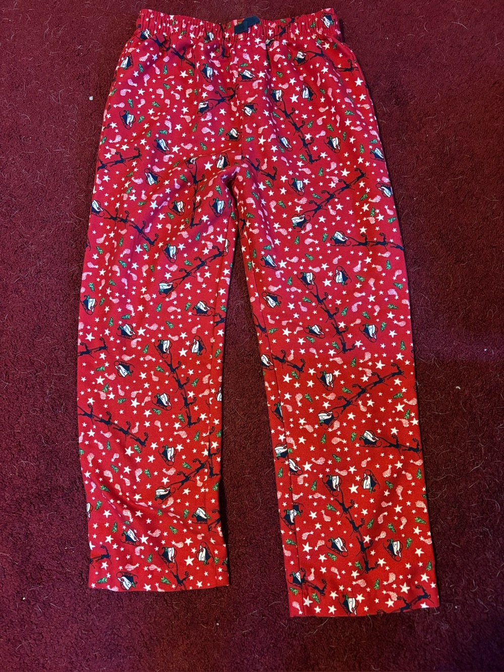 VINYARD VINES SZ 16 GIRLS BOYS CHRISTMAS SLEEP PANTS 2024 EUC